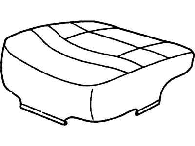 Ford F6TZ7862901AAC Cover Assembly - Seat Cushion F6TZ7862901AAC Ford Cover Assembly - Seat Cushion Illustration 1 of 1