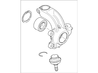 Ford 5T1Z-3K186-A Knuckle - Front Wheel