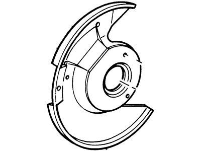 Ford F4TZ-2K005-B Splash Shield, Driver Side
