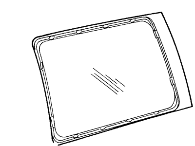 Ford F78Z-1625722-BA Glass - Quarter Window