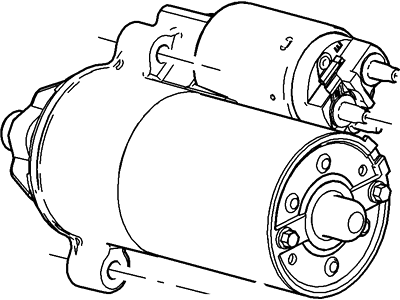Lincoln 6L3Z-11002-DRM Starter Motor Assy