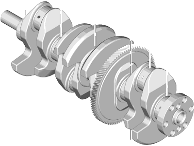 Mercury Crankshaft - DV6Z-6303-B