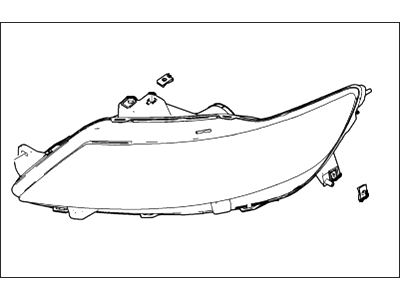 Ford AG1Z-13008-B Headlamp Assy