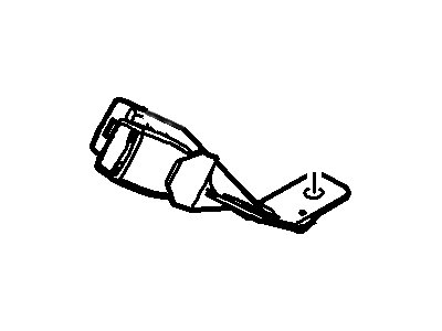 Ford 9L3Z-1660045-BA Buckle Assy - Seat Belt