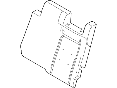 5L1Z-7866801-AA Ford Pad - Rear Seat Back, Driver Side Illustration 1 of 1