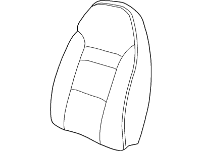 Ford 6C2Z-1564416-AAA Cover Assembly - Seat Back, Passenger Side 6C2Z-1564416-AAA Ford Cover Assembly - Seat Back, Passenger Side Illustration 1 of 1