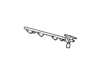 1999 Mercury Tracer Fuel Rail - XS4Z-9D280-AA