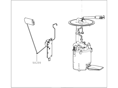 Mercury 8L8Z-9H307-C Sender And Pump Assy