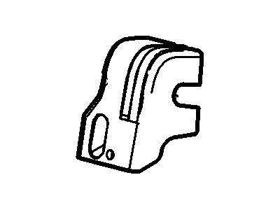 Ford 3F2Z-1761349-AAD Cover - Seat Back Latch, Driver Side 3F2Z-1761349-AAD Ford Cover - Seat Back Latch, Driver Side Illustration 1 of 1