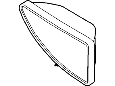 Ford YS4Z-15200-AA Fog Lamp Assembly, Front