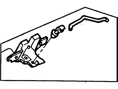 E7GZ-6121952-F Ford Clip, Passenger Side Illustration 1 of 1