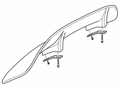 2003 Lincoln Aviator Spoiler - 3C5Z-7844210-AAD