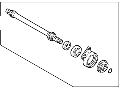 Mercury 5L8Z-3A329-FA Shaft