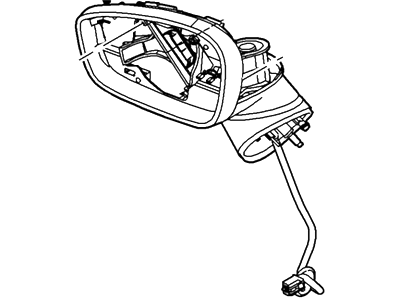 Ford BE8Z-17683-DG Mirror Assy - Rear View Outer