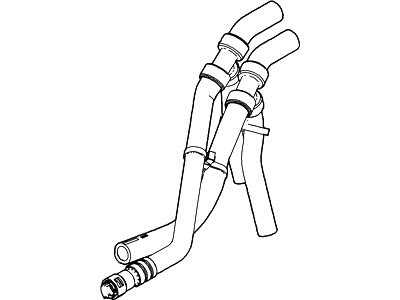 Ford DB5Z-18472-G Hose - Heater Water