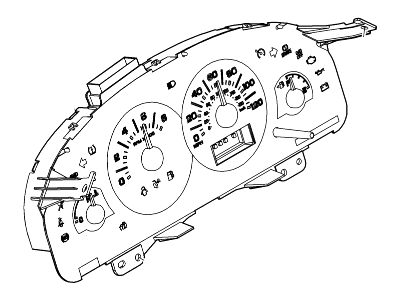 2005 Ford Escape Instrument Cluster - 5L8Z-10849-RA
