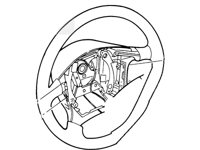 Mercury Villager Steering Wheel - XF5Z3600CAB