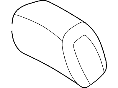 Ford DA8Z-74610A62-BA Cover - Headrest - Roll Type