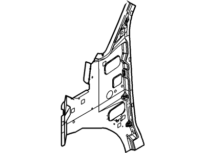 Ford F7UZ-1502038-AD Panel Assembly - Cowl Side, Passenger Side