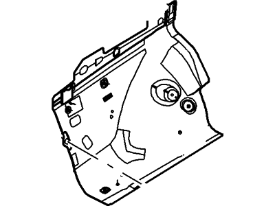 Ford 8G1Z-16055-A Apron Assy - Front Fender