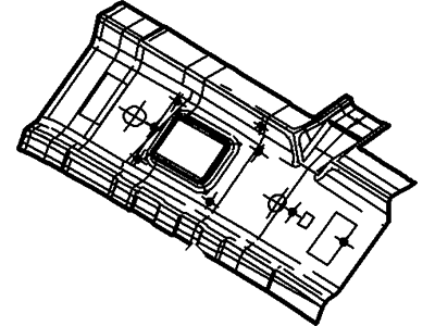 F81Z-25513A31-AA Ford Rail Assembly - Roof - Side Illustration 1 of 1