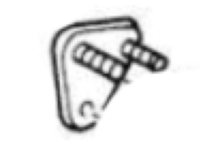 Mercury F67Z-5D493-AA Bar Stud Plate
