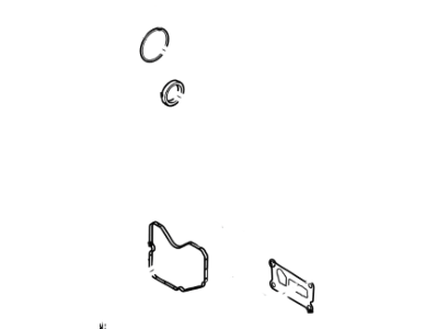 Mercury 9E5Z-6E078-A Lower Gasket Kit