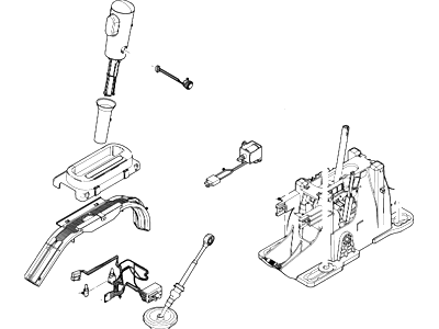 Mercury 7L2Z-7210-DA Lever - Gear Shift