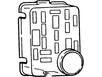 Mercury F1AZ-14A003-A Fuse Box Cover