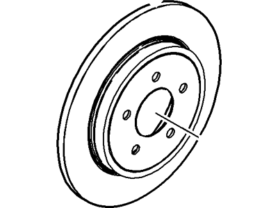 Ford 5L8Z-2C026-AA Disc - Brake