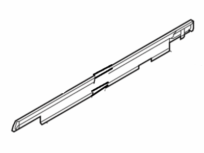 Ford 2L7Z-7821452-BA Weatherstrip Assembly - Door Window, Passenger Side