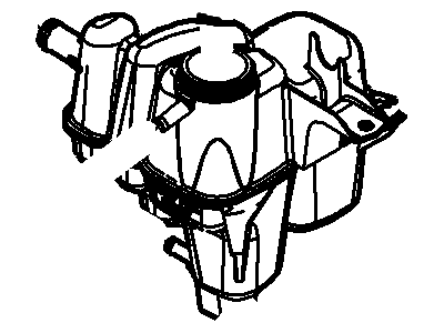Mercury YL8Z-8A080-AE Tank Assy - Radiator Overflow