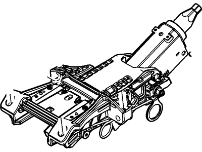 BG1Z-3C529-A Ford Column Assembly - Steering Illustration 1 of 1