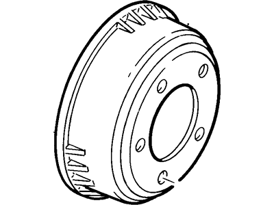 Mercury Brake Drum - FOVZ-1126-BA