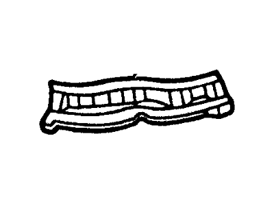 Ford FOCZ5845119A Pillar Assembly - Center