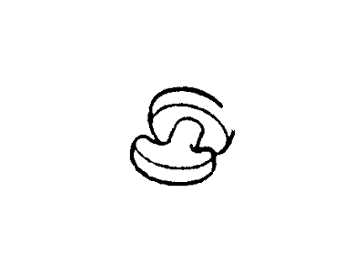 Lincoln F2AZ-5442002-A Retainer - Luggage Hooks