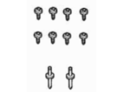 Ford F78Z-17A386-BA License Bracket Hardware Kit
