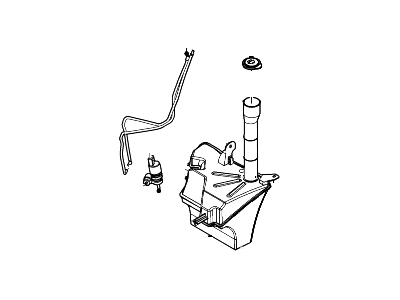 Mercury 8L8Z-17618-A Reservoir - Windshield Washer
