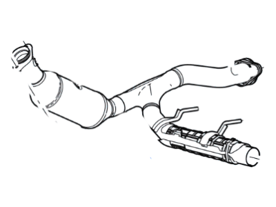 Lincoln Catalytic Converter - AL1Z-5E212-D