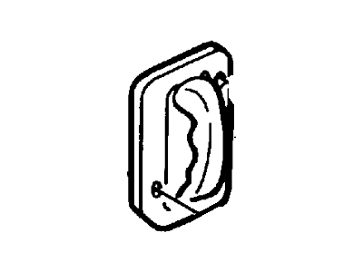 2002 Mercury Villager Door Handle - XF5Z-1226681-AAA