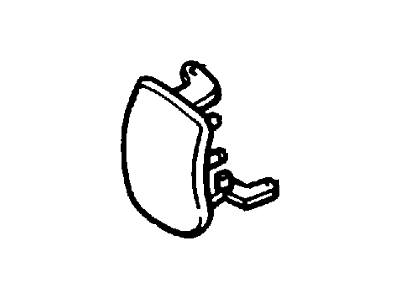 2002 Mercury Villager Door Handle - XF5Z-1226600-AAPTM