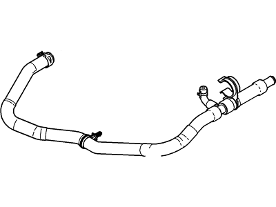 Mercury 9E5Z-18472-Z Hose - Heater Water