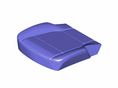 GL3Z-1662900-AR Ford Cover Assembly - Seat Cushion, Passenger Side Illustration 1 of 1