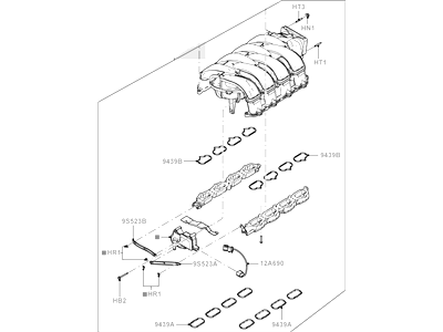 Ford AR3Z-9424-A Manifold Assy - Inlet