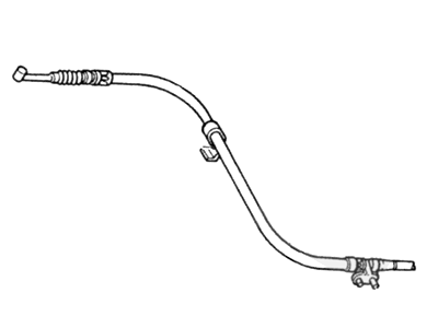 1999 Mercury Tracer Parking Brake Cable - F7CZ-2A635-BD