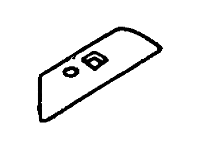 Ford F7CZ5445422BA Carpet - Rear Quarter Panel/Luggage