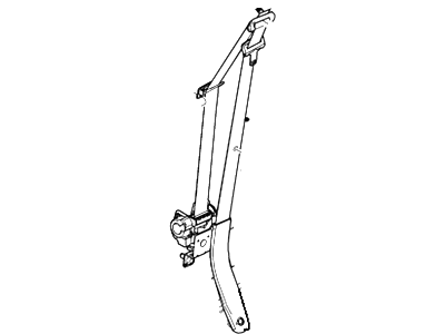 Lincoln 6W1Z-54611B09-AAB Seat Belt Assy