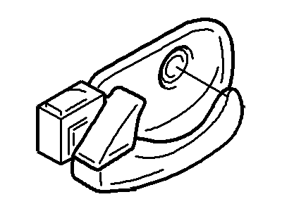 Ford 6S4Z-5422600-B Handle Assembly - Door - Inner, Passenger Side