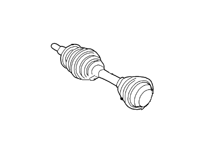 Mercury 1L2Z-3A428-AA Shaft - Front Axle
