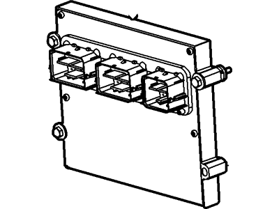 Ford AL3Z-12A650-CKB Module - Engine Control - Eec V